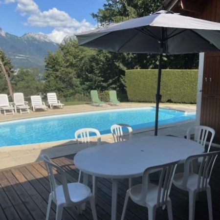 Villa Avec Piscine, Vue Lac Et Montagne Sevrier Exterior photo