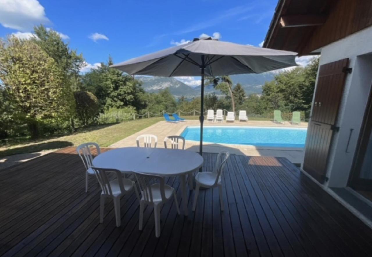 Villa Avec Piscine, Vue Lac Et Montagne Sevrier Exterior photo