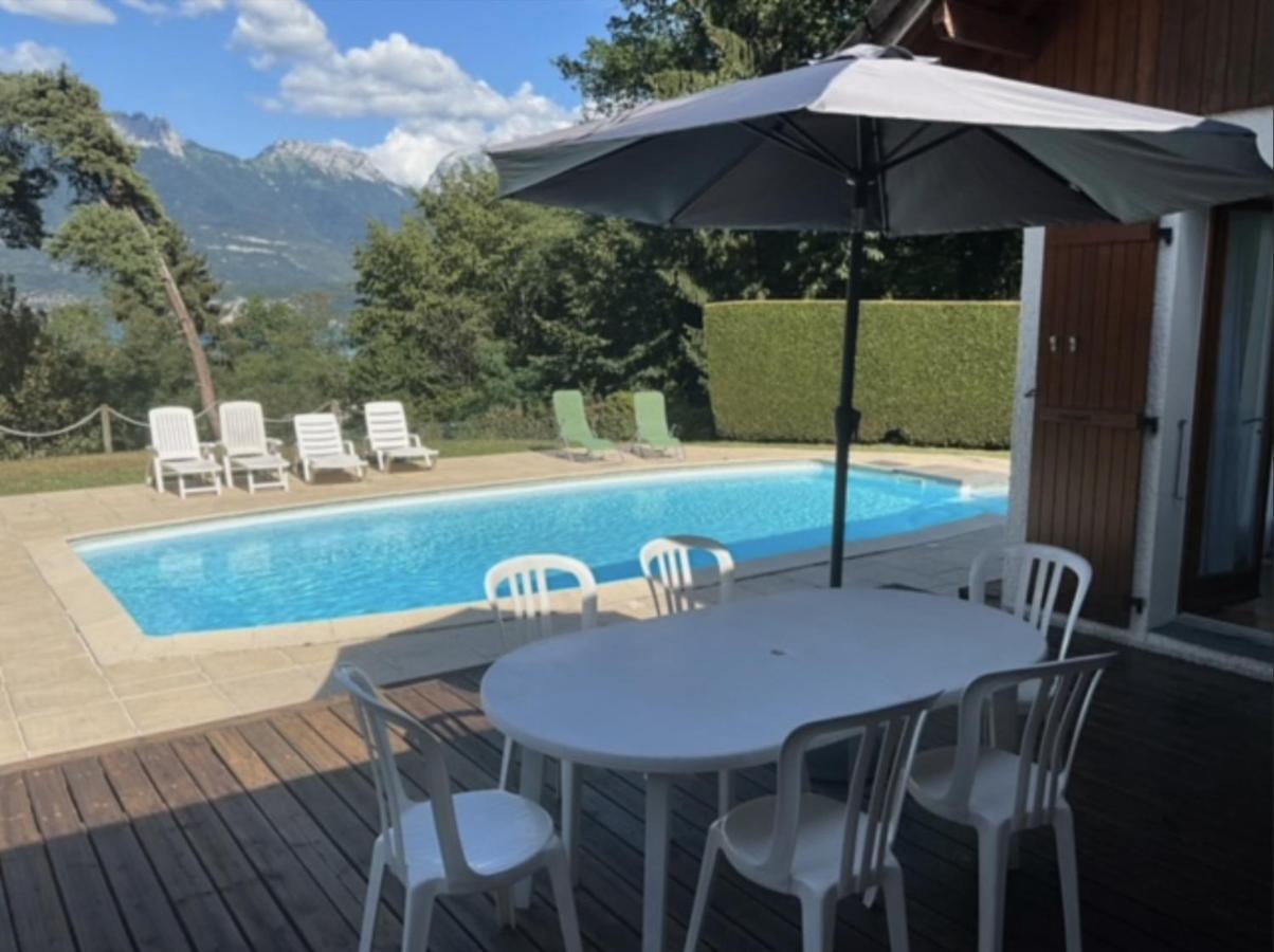 Villa Avec Piscine, Vue Lac Et Montagne Sevrier Exterior photo